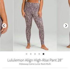 Lululemon Align High-Rise Pant 28"